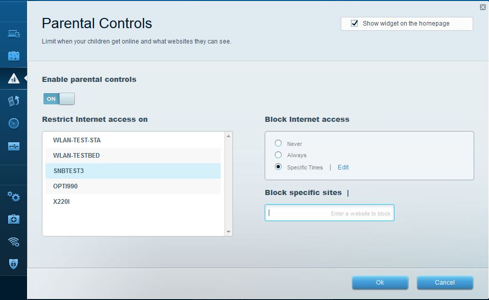 Configure ac